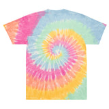 u turn Oversized tie-dye t-shirt