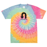 u turn Oversized tie-dye t-shirt