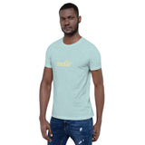 Mello Blue Ice - Yellow Short-Sleeve Unisex T-Shirt