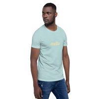 Mello Blue Ice - Yellow Short-Sleeve Unisex T-Shirt
